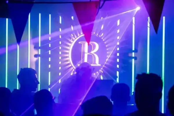 DJ Set & Revs, Nightclub. DJ & Revs, Nightclub.